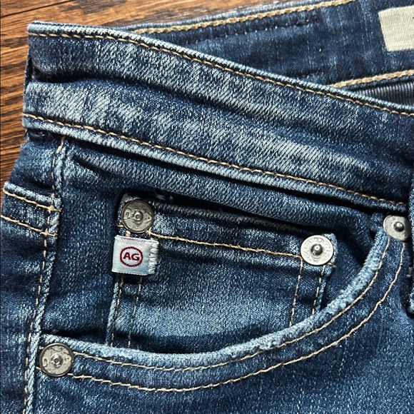 AG Adriano Goldschmied Distressed Blue Jeans - Picture 3 of 11